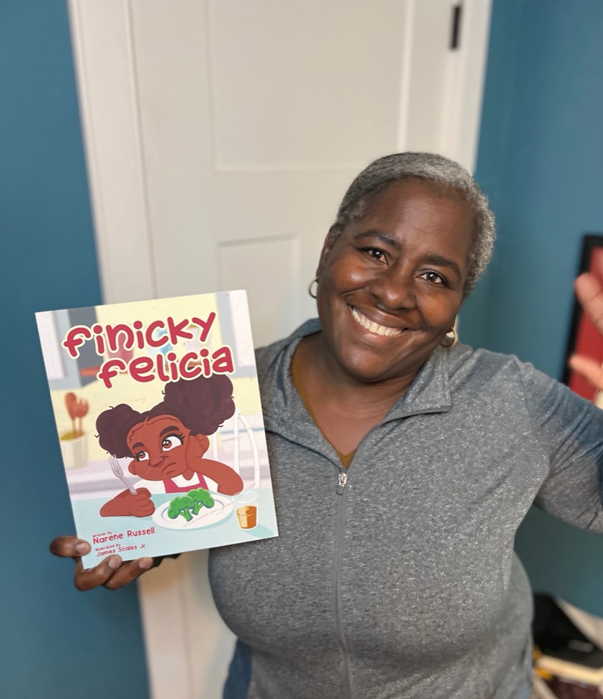 Narene Russell, author of the children's book Finicky Felicia